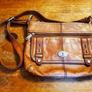 Fossil leather purse